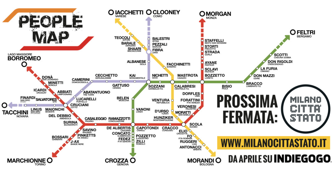 mappa metro People Milano