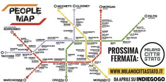 mappa metro People Milano