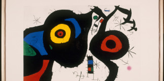 Joan Mirò, I due amici, 1969, Acquaforte, acquatinta e carburo di silicio, cm 71,5 x 106,5 - Barcellona, Fundaciò Joan Mirò © Successiò Mirò by SIAE 2016