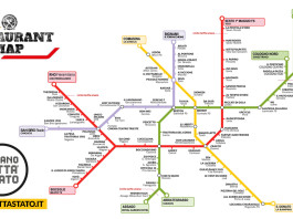 mappa metro ristoranti milano