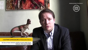 “Se Zucco fosse il ministro dell’Economia, che cosa farebbe?” –   L’ULTIMO DINOSAURO, VIDEO#1