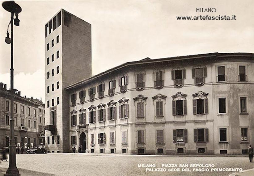 Risultati immagini per PIAZZA SAN SEPOLCRO MILANO--PALAZZO CASTANI