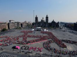 2016. In piazza della Costituzione oltre 3mila ciclisti disegnano la più grande bicicletta umana del mondo