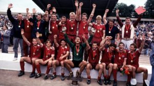 la Dinamo Berlino vince il campionato 1987-88 della DDR