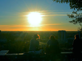 tramonto monte stella