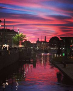 tramonto navigli