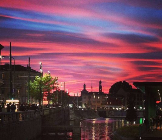 tramonto navigli
