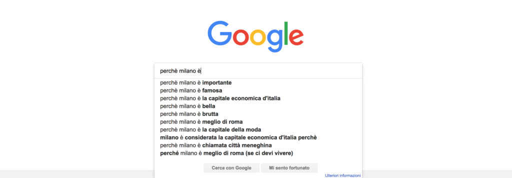 ricerche google