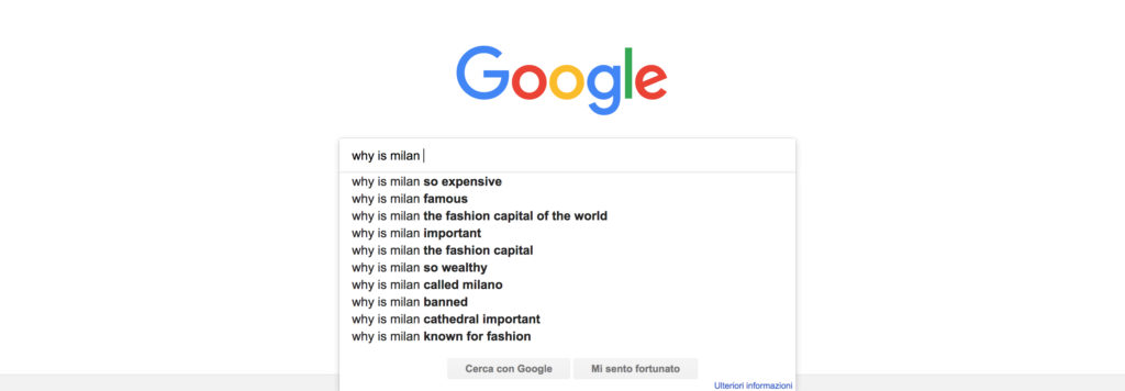 ricerche google