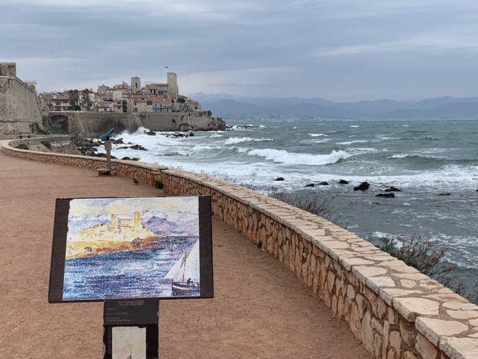 Quadro didascalico (Antibes- Juan Les Pins)