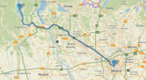 Milano-Legro: 82Km, 1h e 7'