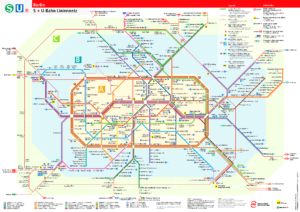 La mappa della metro di Berlino