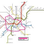 Mappa metropolitana con ipotesi di chiusura circle line