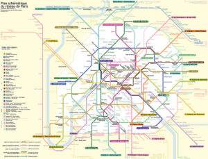 Mappa Metropolitana di Parigi