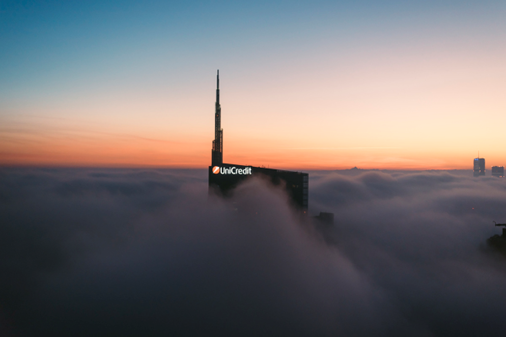 Credits: Alberto Papagni per Milano Panoramica - Nebbia su Milano