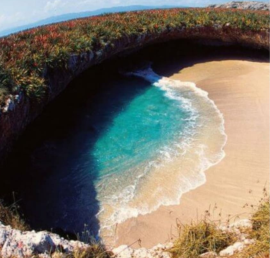 Isla Marieta dall'alto