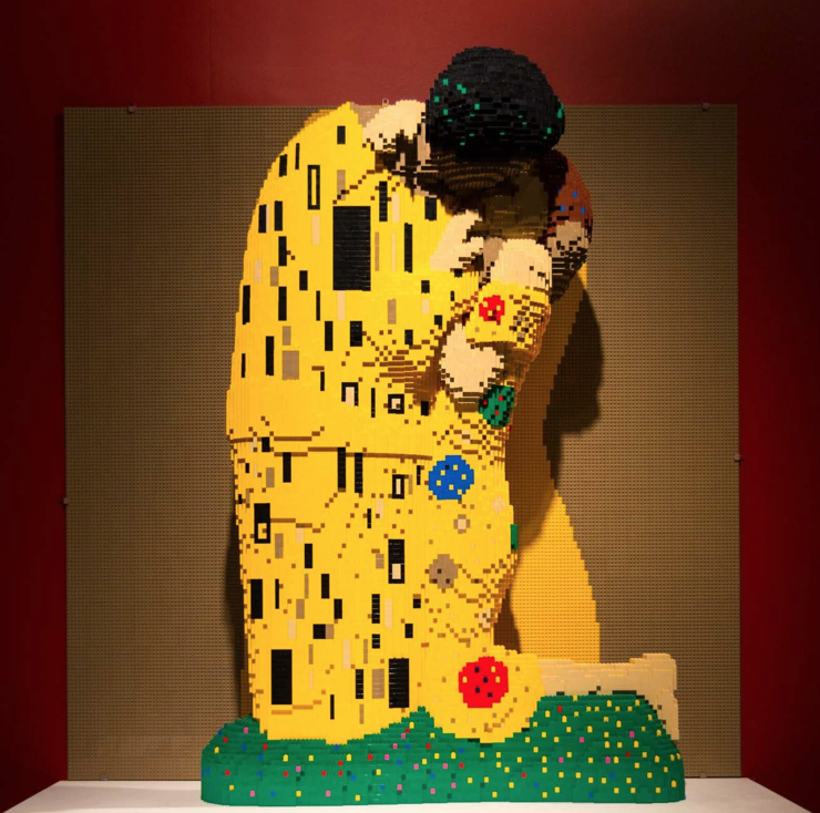 THE ART OF BRICK”: a Milano i QUADRI più famosi del mondo rifatti