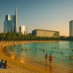 ChatGPT, render fotorealistico- Il mare a Milano