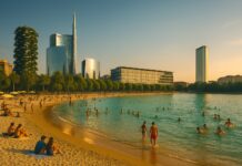 ChatGPT, render fotorealistico- Il mare a Milano