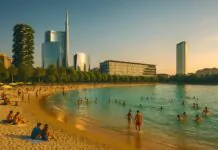 ChatGPT, render fotorealistico- Il mare a Milano