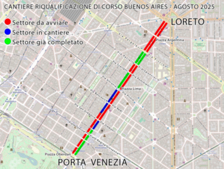 Quando finiranno i lavori in Corso Buenos Aires?