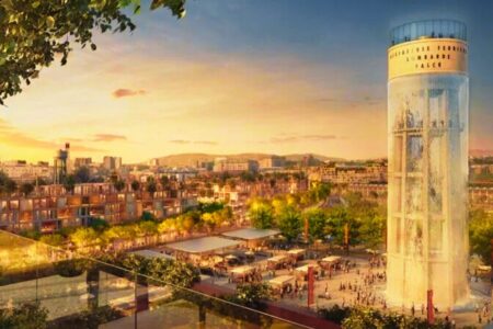 La «fontana panoramica» con cascata d’acqua sospesa su Milano: le ultime sul progetto più scenografico della città